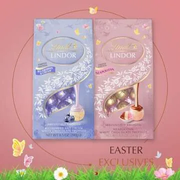 Lindt Spring Neapolitan White Chocolate Truffles 19 Oz
