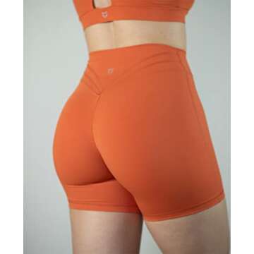 TomTiger Women's High Waist Gym Shorts for Yoga, Fitness & Running