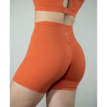 TomTiger Women's High Waist Gym Shorts - Comfort & Style