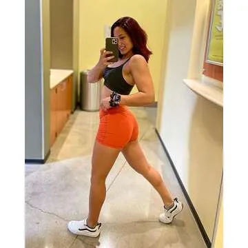 TomTiger Women's High Waist Gym Shorts - Comfort & Style