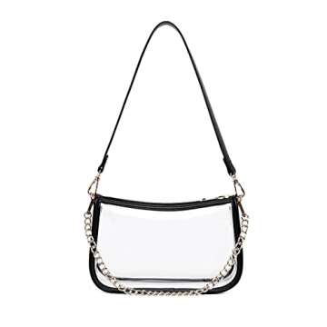 Leanoria Clear Tote Bag for Stadium Approved Use