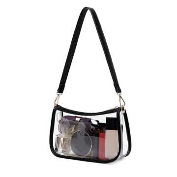 Leanoria Clear Tote Bag for Stadium Approved Use