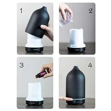 Handcrafted SIOSAVT Essential Oil Diffuser for Home