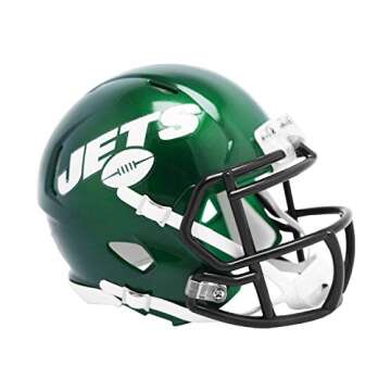 Riddell Unisex Revolution Helmet NFL Speed Mini New York Jets, Team Color, One Size US