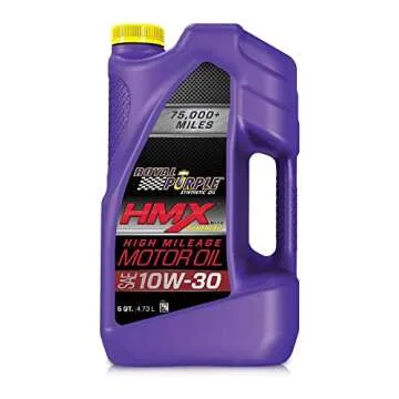 Royal Purple 11750 HMX SAE 10W-30 High-Mileage Synthetic Motor Oil - 5 qt., Model:ROY11750