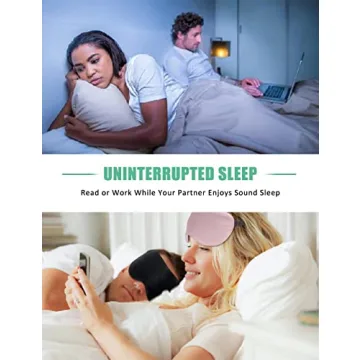 BeeVines Sleep Mask, 100% Real Silk, Adjustable Strap - 2 Pack