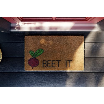 Avera Beet It Coir Doormat - Eco-Friendly, Anti-Slip Mat