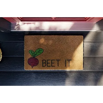 Avera Beet It Coir Doormat - Eco-Friendly, Anti-Slip Mat