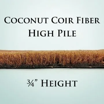 Avera Beet It Coir Doormat - Eco-Friendly, Anti-Slip Mat