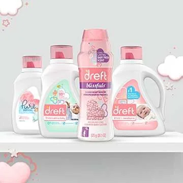 Dreft Blissfuls Laundry Scent Booster Beads for Washer, Baby Fresh Scent, 26.5 oz