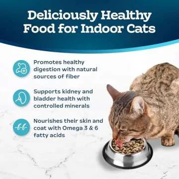 Blue Buffalo Tastefuls Adult Dry Cat Food Sensitive Stomach Formula, Made in the USA with Natural Ingredients, Chicken Recipe, 7-lb. Bag