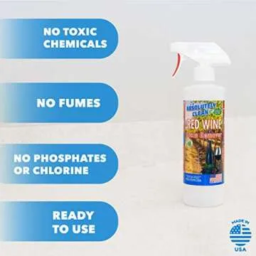 Amazing Red Wine Stain Remover for All Surfaces - USA Made