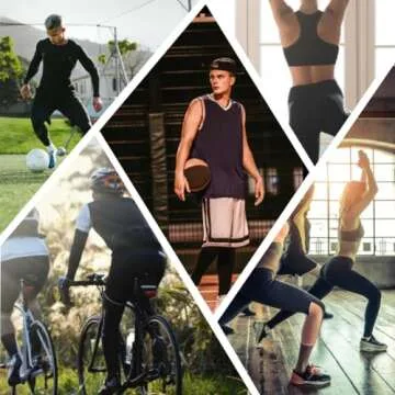 HYCOPROT Men’s Compression Shorts Spandex Sports Underwear Athletic Performance Baselayer Workout Running Active Tights