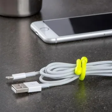 Nite Ize Original Gear Tie Reusable Rubber Twist Ties 3-Inch