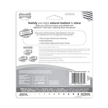 Nylabone Durable Chew Toy for Small Dogs - Peanut Butter Flavor