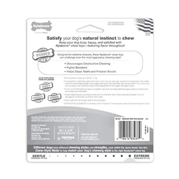 Nylabone Durable Chew Toy for Small Dogs - Peanut Butter Flavor