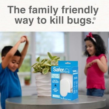 Safer Indoor Fly Trap for Flies and Gnats - Chemical-Free