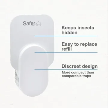 Safer Indoor Fly Trap for Flies and Gnats - Chemical-Free