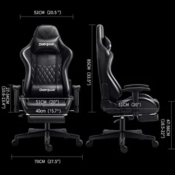 Affordable Darkecho Gaming and Office Chair with Footrest
