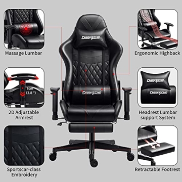 Affordable Darkecho Gaming and Office Chair with Footrest