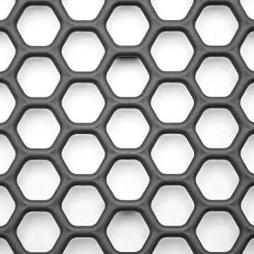 Spectrum Hexa in-Fridge Bin, Tall Holder Dispenser Rack for Storage and Organization, Holds Drink Cans, Meats, Produce, and More, Clear