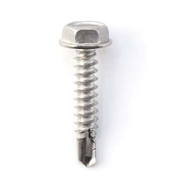 THE CIMPLE CO #10 Size, 1" Length (25mm) - Self Tapping/Drilling Screw - 410 Stainless Steel (Except...