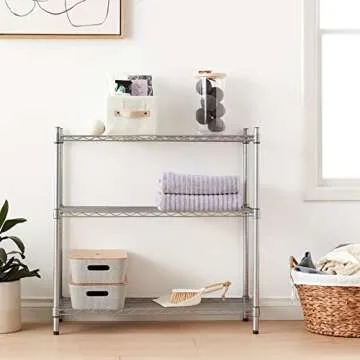 Lorell LLR70066 Light-Duty Wire Shelving - Durable and Adjustable Storage