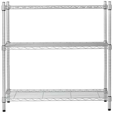 Lorell LLR70066 Adjustable Wire Shelving - 250 lb Capacity