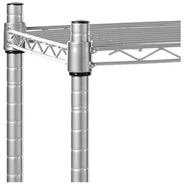 Lorell LLR70066 Adjustable Wire Shelving - 250 lb Capacity