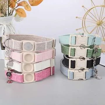 DOGWONG Airtag Dog Collar for Stylish Pet Tracking