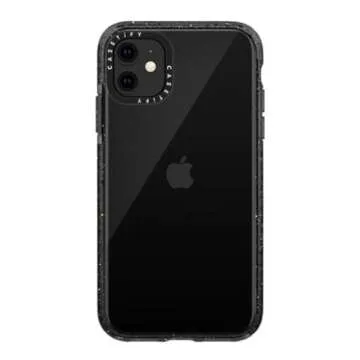 CASETiFY Impact Slim & Shock-Absorbent iPhone 11 Case - Black Clear, Wireless Charging Compatible