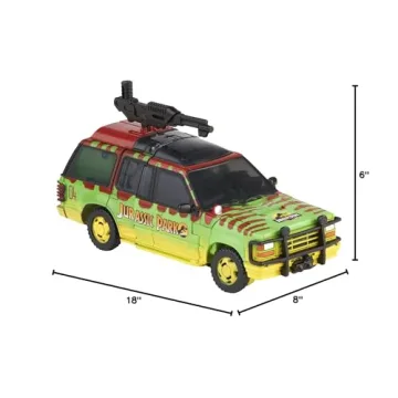 Transformers x Jurassic Park Tyrannocon Rex & Autobot JP93 Set