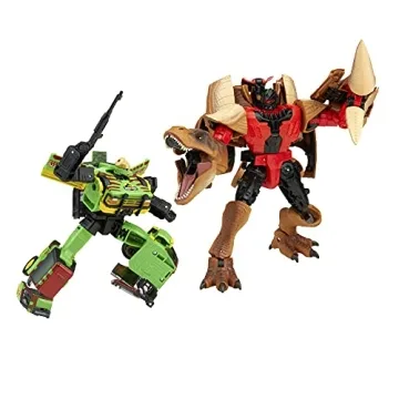 Transformers x Jurassic Park Tyrannocon Rex & Autobot JP93 Set