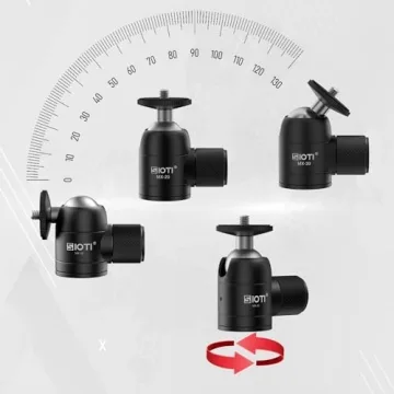 Versatile SIOTI Mini Tripod Ball Head with 360º Rotation
