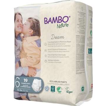 Bambo Nature Hypoallergenic Training Pants, Eco-Labeled Training Pants, Totally Chlorine-Free - Size...