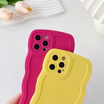 Caseative iPhone 12 Pro Case White Wave Frame Durable