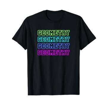 Geometry Math Teacher Design T-Shirt