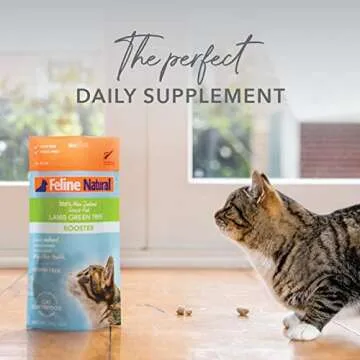 Feline Natural - Grain-Free Freeze-Dried Cat Food Supplement - Lamb Green Tripe, 2oz