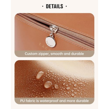 EACHY Travel Makeup Bag for Stylish & Organized Travel