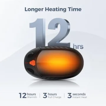 Rechargeable Pocket Hand Warmers 2 Pack for Winter Warmth