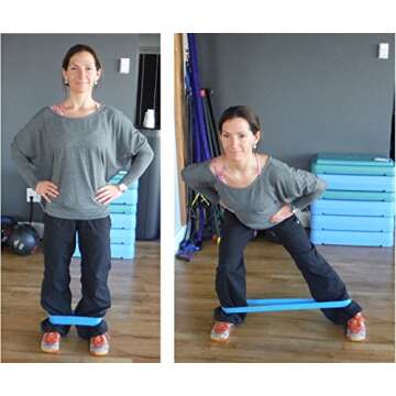 NeeBooFit Resistance Loop Band Set - Best Fitness Exercise Bands for Working Out or Physical Therapy - 12x2 Inches (Full 6 Piece Set)