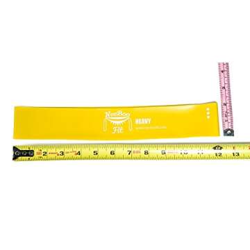 NeeBooFit Resistance Loop Band Set - Best Fitness Exercise Bands for Working Out or Physical Therapy - 12x2 Inches (Full 6 Piece Set)