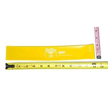 NeeBooFit Resistance Loop Band Set - Best Fitness Exercise Bands for Working Out or Physical Therapy - 12x2 Inches (Full 6 Piece Set)
