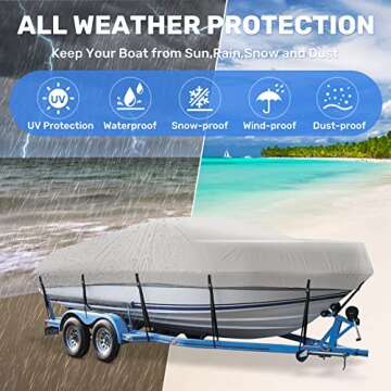 Mancro Boat Cover 9612 Grey