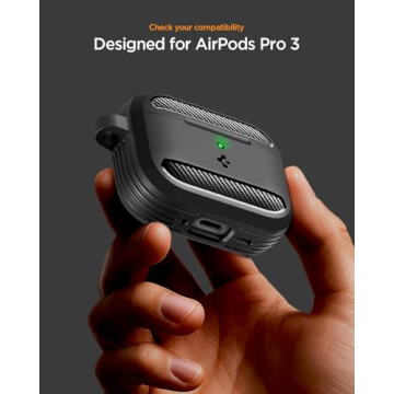 Rugged Armor Case for AirPods Pro 3 - Premium Protection, Stylish Design