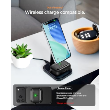 Spigen Rugged Armor Case for AirPods Pro 3 - Matte Black