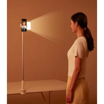 yAyusi Overhead Phone Mount for Perfectly Lit Recordings