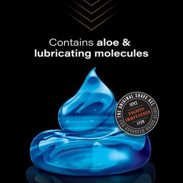 Edge Men's Sensitive Skin Formula Shave Gel with Soothing Aloe, 2.75 Ounce