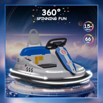 ElectraSpeedy 6V Bumper Car for Kids - Fun Ride-On Toy