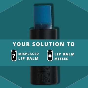 CarChap Lip Balm Holder - Mess-Free & USA Made Interior Accessory